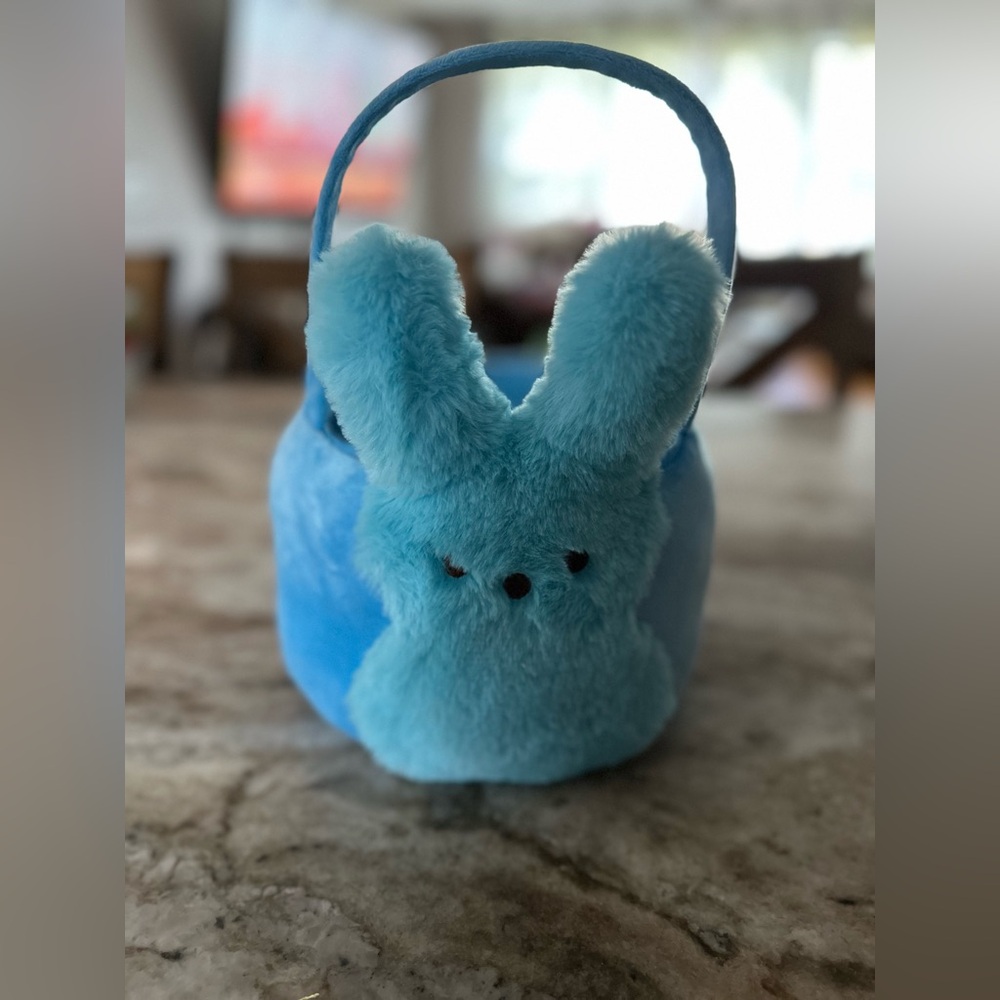 Blue Peeps Easter basket